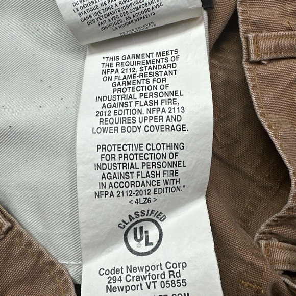 Big Bill FR Fire Resistant Utility Jeans 40x29 (measures 38x29 See Photos) - Picture 7 of 11